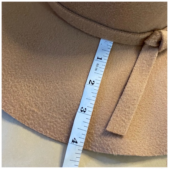 Altar’s State Brown Felt Floppy Boho Hat Self Band One Size 4”BRIM 7” - Picture 4 of 7